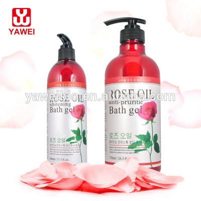 Romantic Rose Flavor Whitening Moisturizing Bath Shower Gel Skin Care